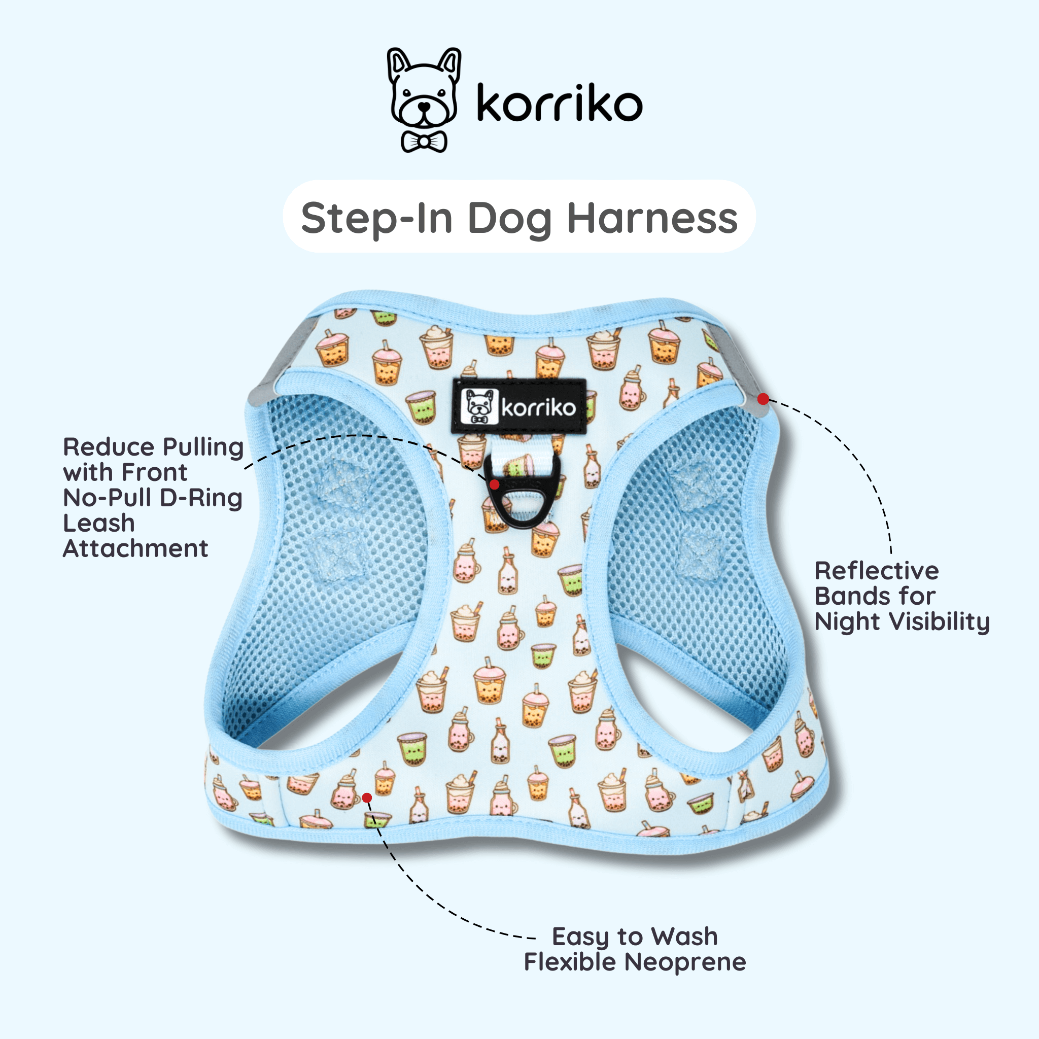 Step-In Dog Harness - Boba