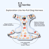 Exploration Lite No-Pull Dog Harness - Pizza