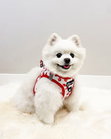 Step-In Dog Harness - Strawberries & Cream