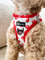 Step-In Dog Harness - Strawberries & Cream