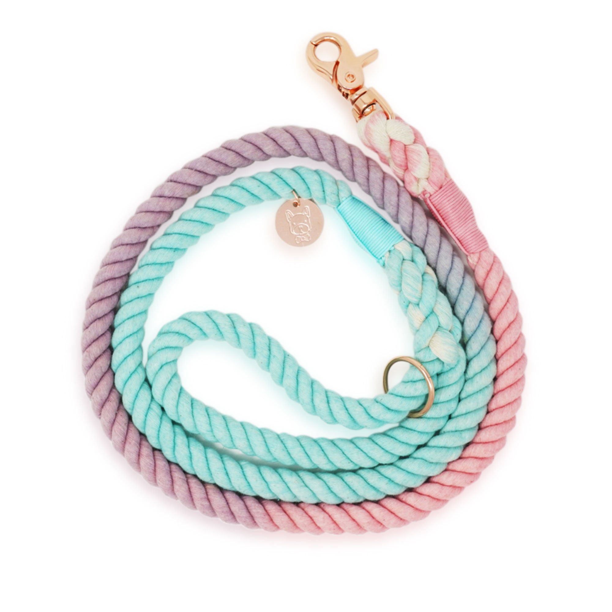 Cotton Rope Leash - Aquatic (Final Sale)