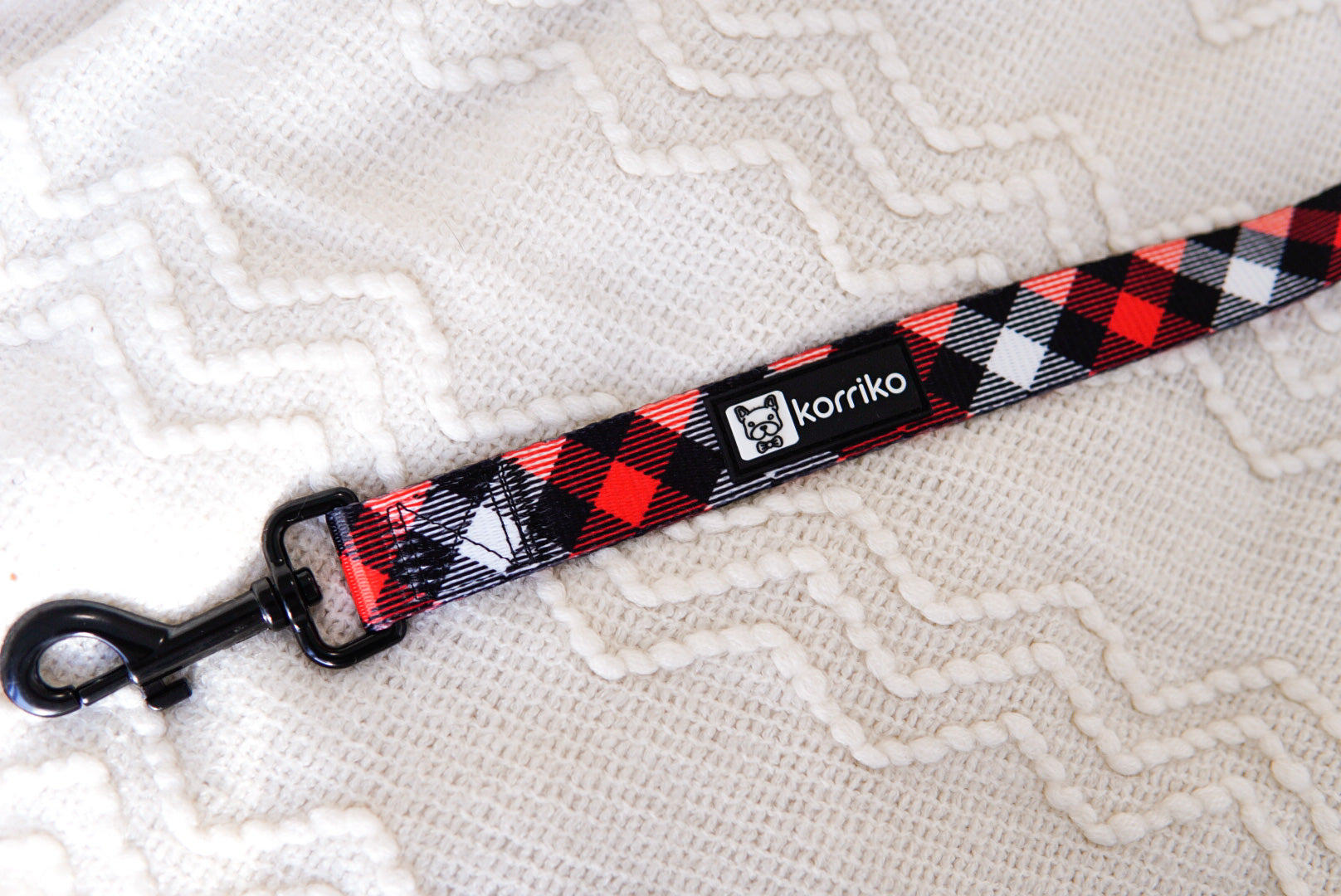 Dog Leash - Red Plaid (Final Sale)