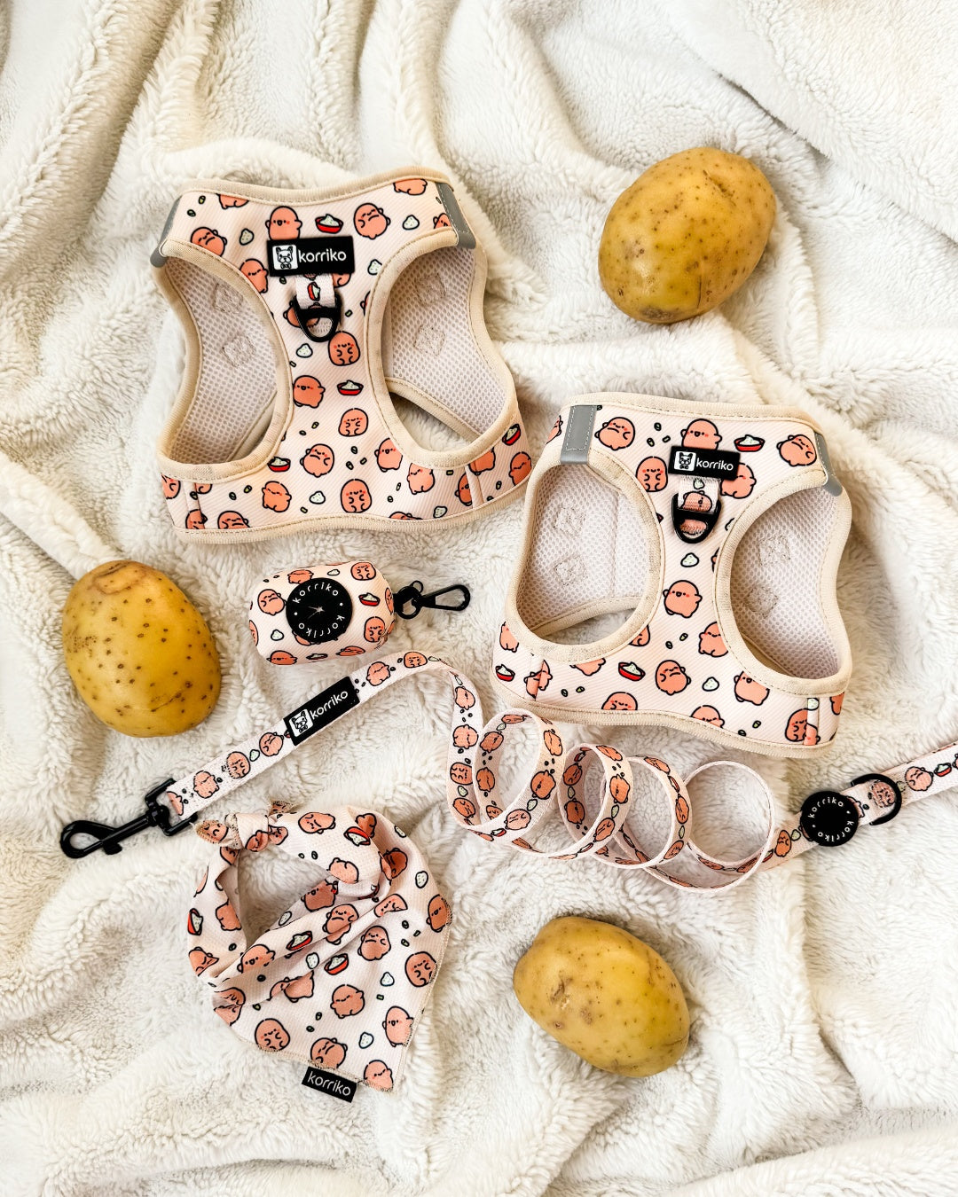 Ultimate Step-In Harness Bundle Set - Potato (4-Piece)