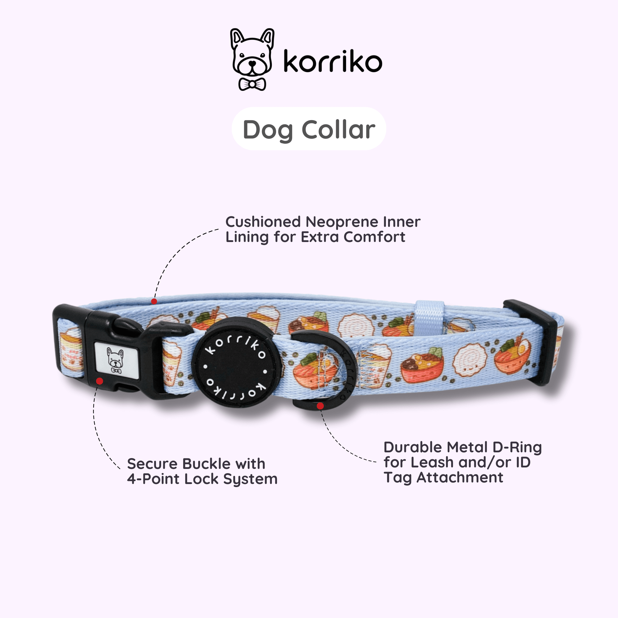 Dog Collar - Ramen (Final Sale)