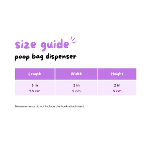 Poop Bag Dispenser - Rosa (ESS - Final Sale)