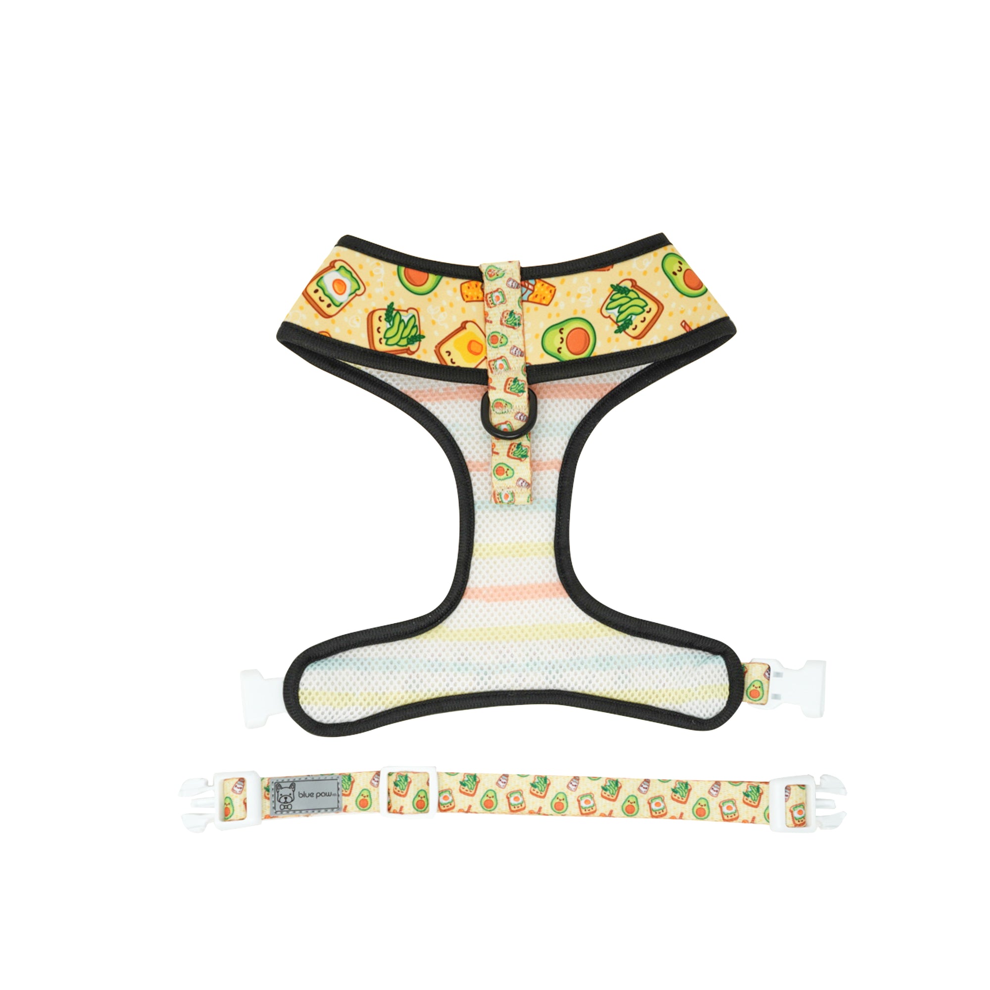Reversible Dog Harness - Avocado Toast (Blue Paw Co. - FINAL SALE)