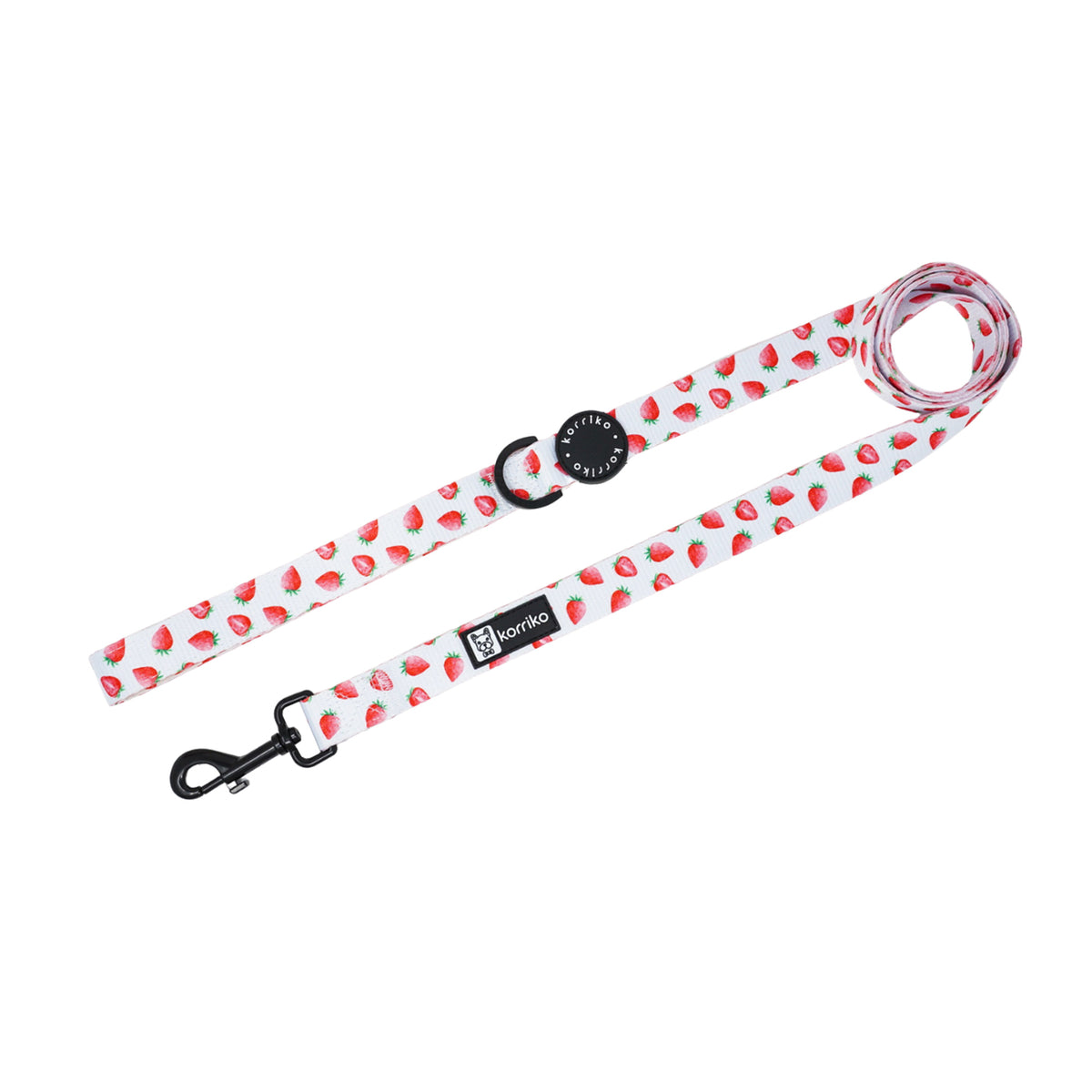 Dog Leash - Strawberries &amp; Cream (Final Sale)